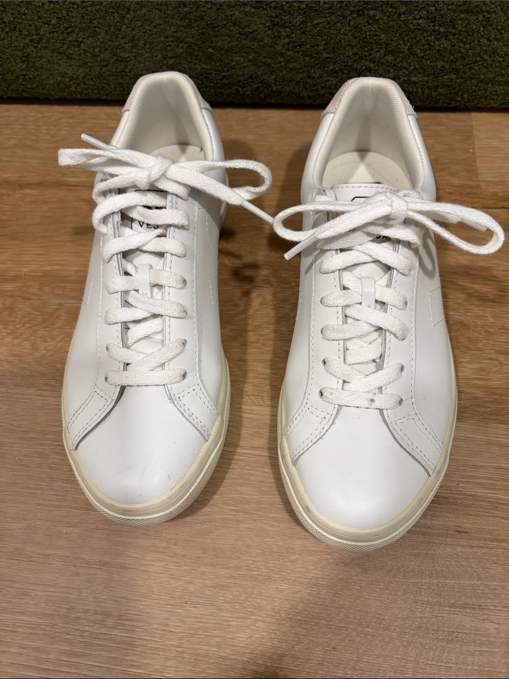 Veja White Leather Women's Low-Top Sneakers